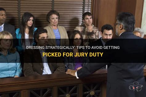 not being picked for jury duty.